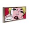 Stupell Industries Iconic Pop Comic Woman Floating Frame Design by Sheila B.